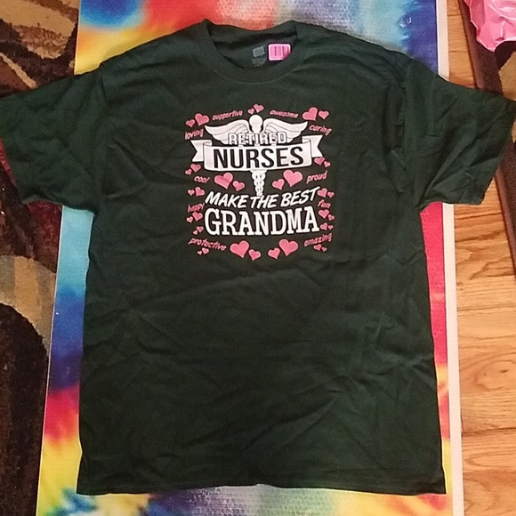 Retired nurse grandma tee - Picture 1 of 1